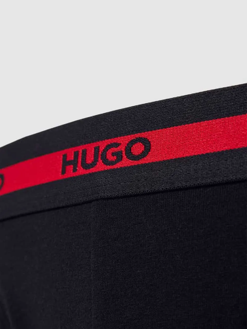 HUGO CLASSIFICATION Jockstrap mit elastischem Logo-Bund im 3er-Pack in Black