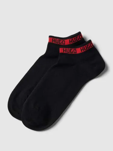 HUGO CLASSIFICATION Socken mit Label-Detail im 2er-Pack in Black