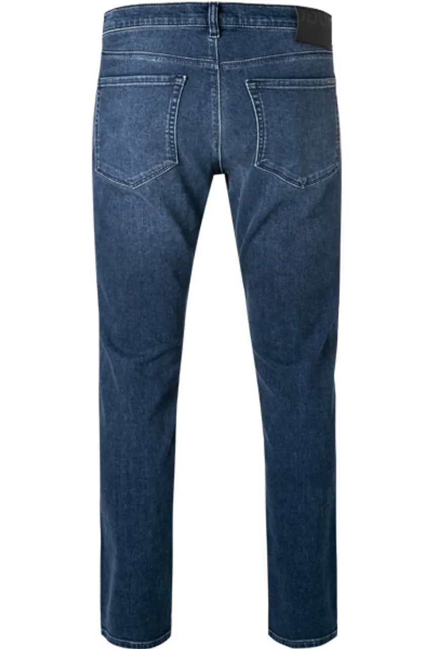 HUGO Herren Jeans blau Baumwoll-Stretch Slim Fit