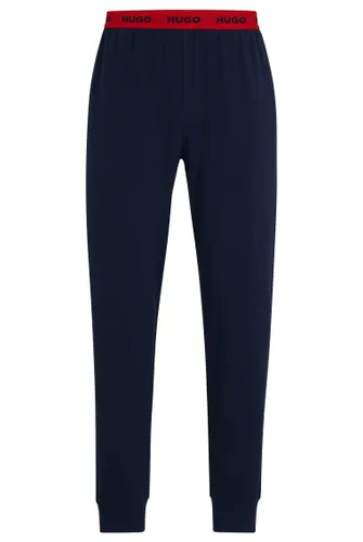 HUGO Herren Linked Pants Pyjama-Hose aus elastischem