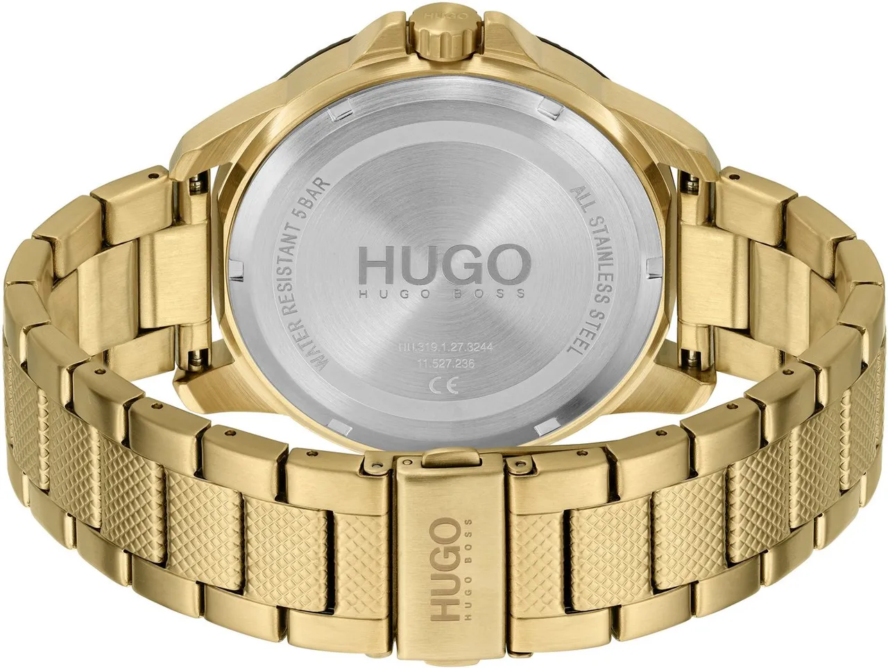 HUGO Multifunktionsuhr #SPORT, 1530196, Quarzuhr, Armbanduhr, Herrenuhr, Datum, 12/24-Stunden-Anzeige