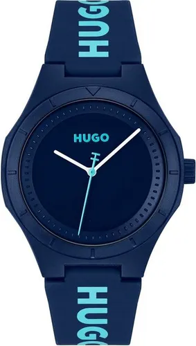HUGO Quarzuhr #LIT FOR HIM, Armbanduhr, Herrenuhr, Mineralglas, anlog