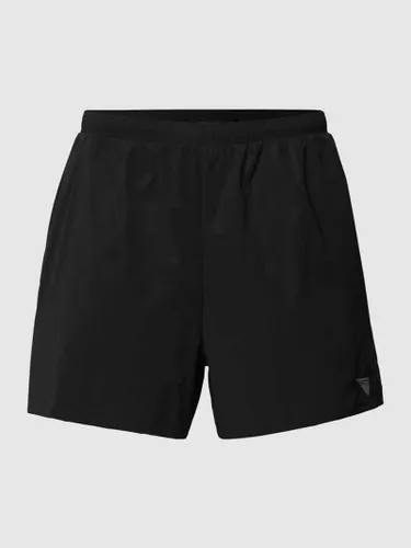 HUGO Shorts in changierender Optik in Black