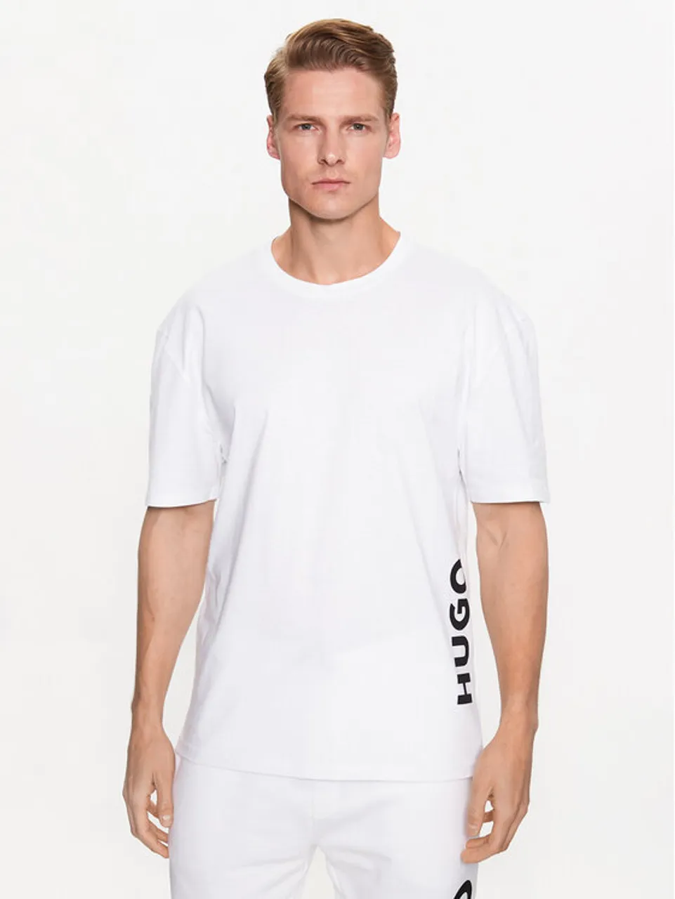 Hugo T-Shirt 50493727 Weiß Relaxed Fit