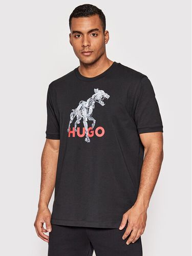 Hugo T-Shirt Dobotic 50475590 Schwarz Relaxed Fit