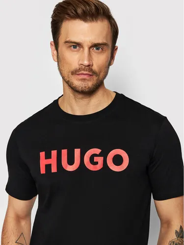 Hugo T-Shirt Dulivio 50467556 Schwarz Regular Fit