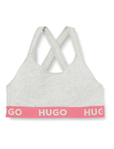 HUGO Women's Padded Sporty Logo Bralette