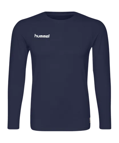 Hummel First Performance Langarmshirt Blau F7026