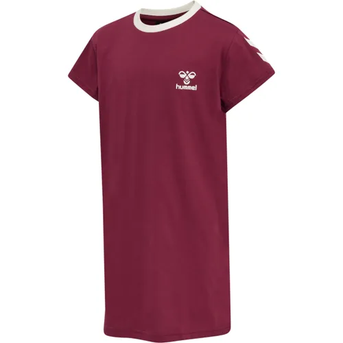 hummel Hmlmille T-Shirt Dress Mädchen Kleid Bio-Baumwolle