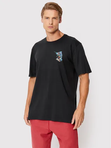 Hurley T-Shirt Trippy Fish MTS0029890 Schwarz Regular Fit