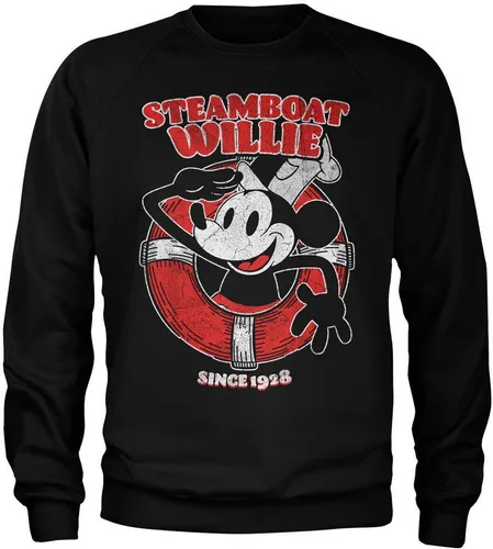 Hybris Rundhalspullover Steamboat Willie Since 1928 Sweatshirt