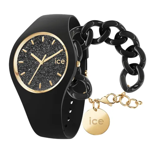 Ice Glitter - Black - Medium - 3H + Jewellery - Chain
