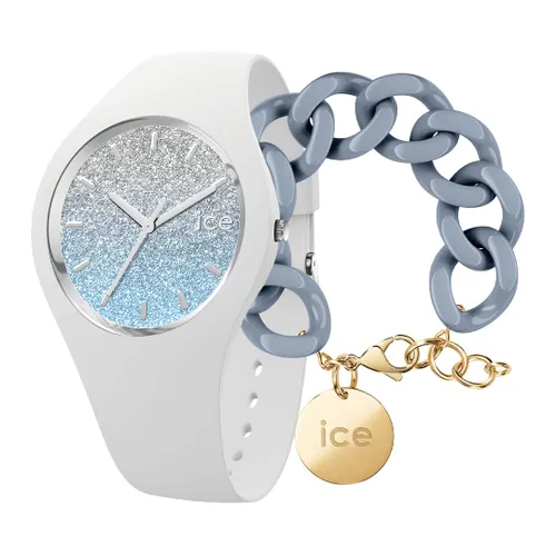 Ice lo - White Blue - Medium - 3H + Jewellery - Chain