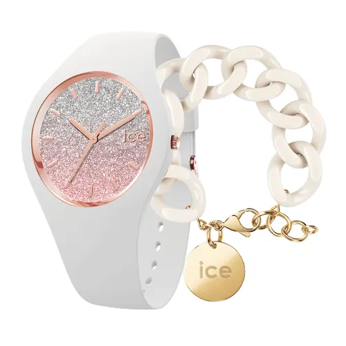 Ice lo - White pink - Medium - 3H + Jewellery - Chain