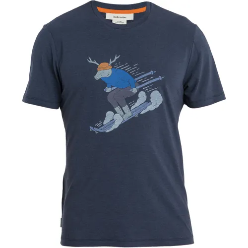 Icebreaker Herren Central Classic Ski Rider T-Shirt