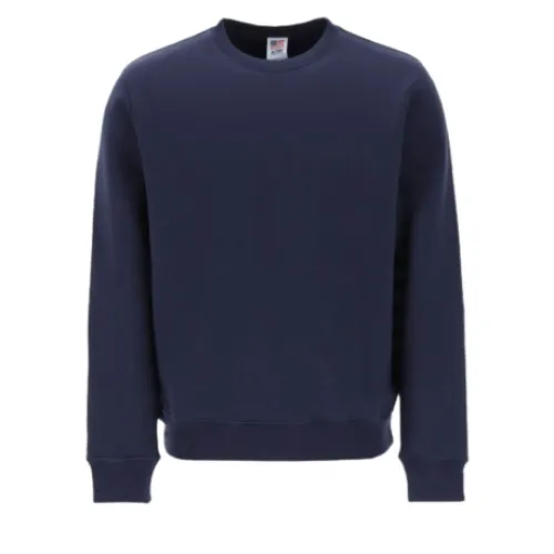 Iconisches Blaues Baumwoll-Sweatshirt