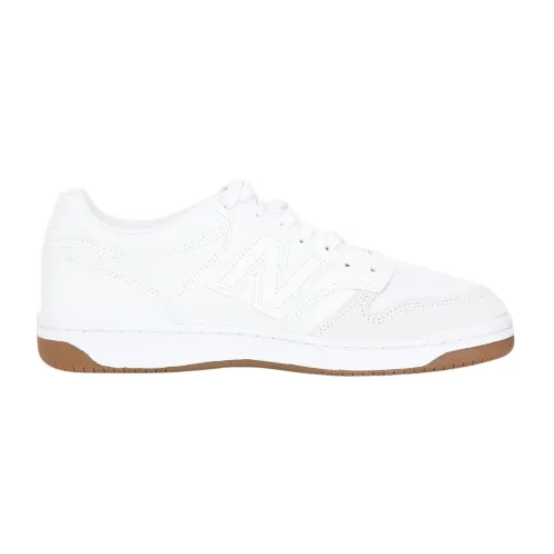 Ikonoische Weiße Sneakers mit Samtdetails New Balance
