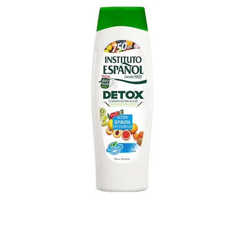 Instituto Español - Detox Depurativo Champú Extra Suave Shampoo 750 ml