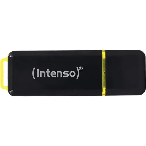 INTENSO 3.1 HIGH SPEED USB-Stick, 128 GB, 250 MB/s, Schwarz/Gelb