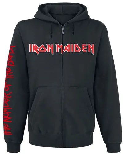 Iron Maiden NOTB Kapuzenjacke schwarz in L