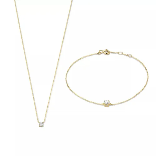 Isabel Bernard Halskette - Cadeau D'Isabel Collier And Bracelet Giftset - Gr. unisize - in Gold - für Damen