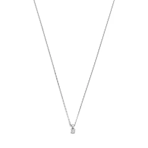 Isabel Bernard Halskette - De la Paix Céline 14 karat necklace  diamond 0.05 - Gr. unisize - in Silber - für Damen