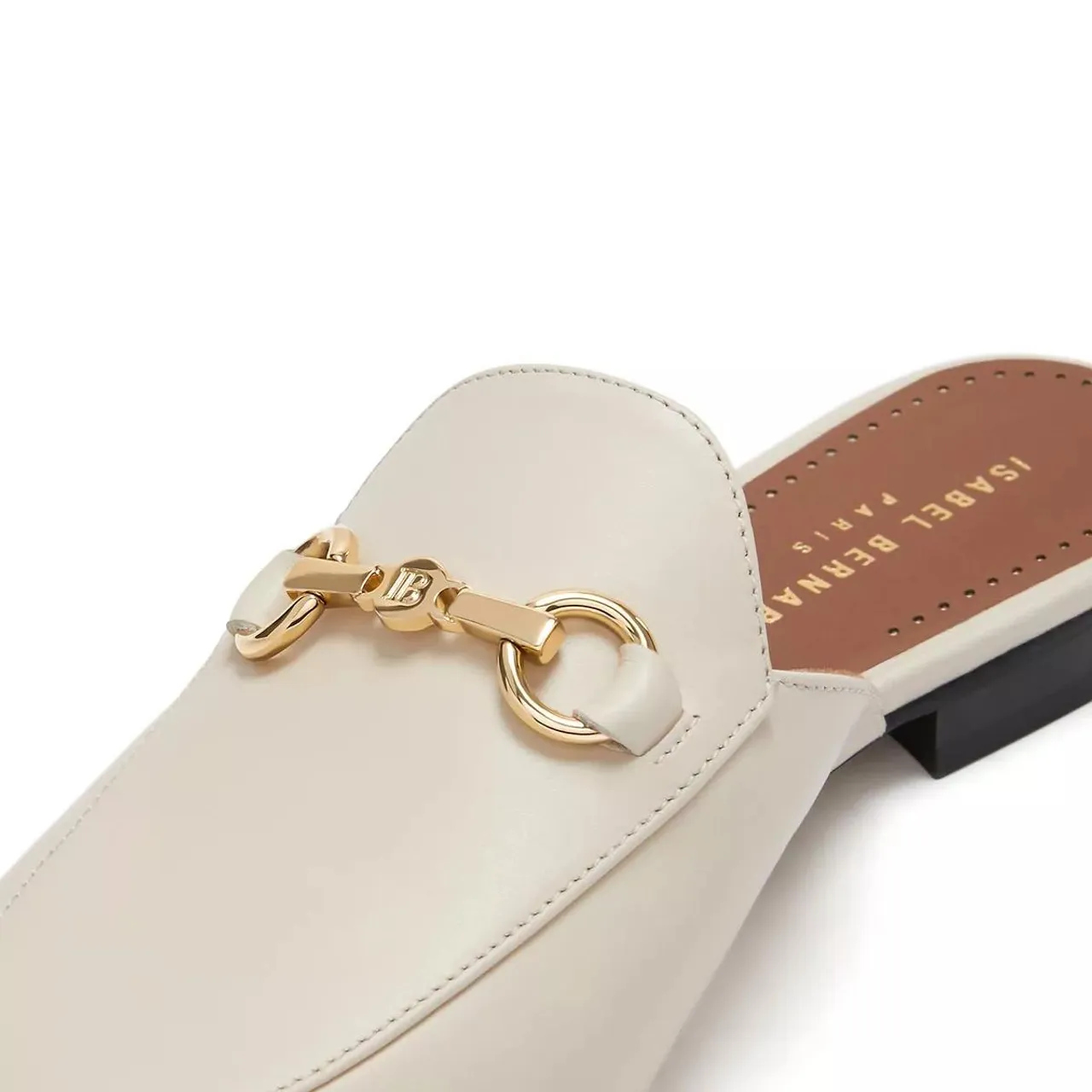 Isabel Bernard Loafers & Ballerinas - Vendôme Fleur calfskin leather slipper loafers