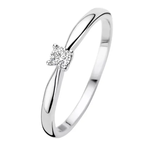 Isabel Bernard Ring - De la Paix Christine 14 karat ring  diamond 0.10 - Gr. 48 - in Silber - für Damen
