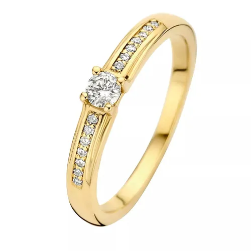 Isabel Bernard Ring - De la Paix Madeline 14 karat ring  diamond 0.20 c - Gr. 54 - in Gold - für Damen