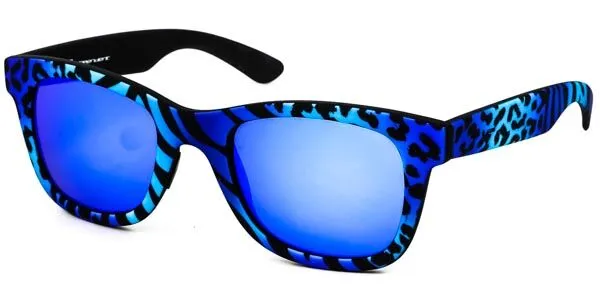 Italia Independent II 0090 ZEB.022 Blaue Damen Sonnenbrillen