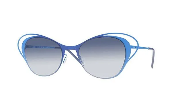 Italia Independent II 0219 021.022 Blaue Damen Sonnenbrillen