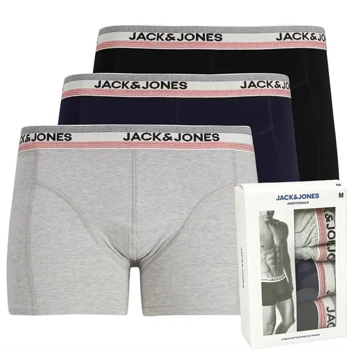 JACK AND JONES Herren Lounge Strib Boxershorts Mehrfarbig