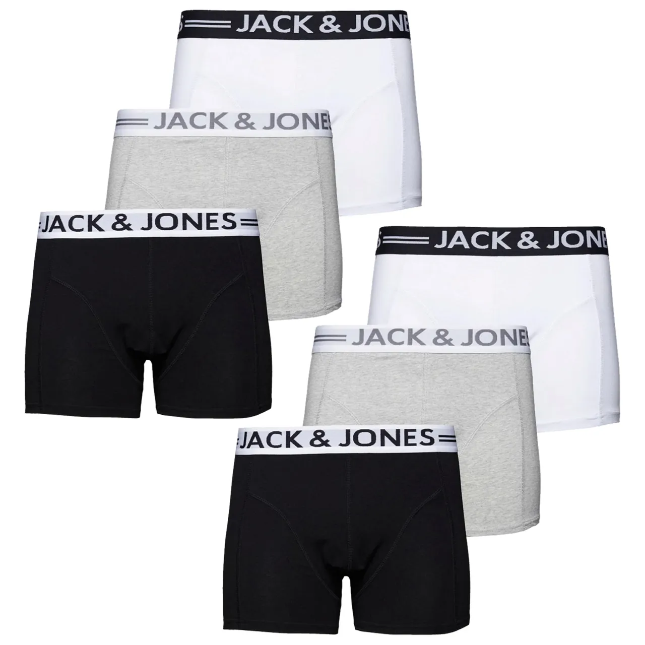 Jack & Jones Herren Boxershort SENSE - 6er 9er 12er PACK