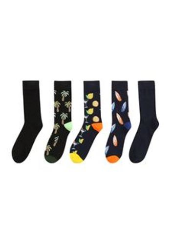 Jack & Jones Junior Socken 'SUMMER' mischfarben / schwarz