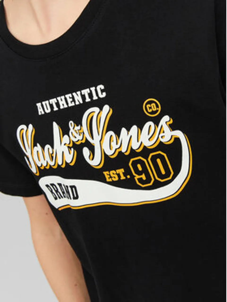 Jack&Jones Junior T-Shirt 12237367 Schwarz Regular Fit