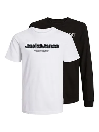 Jack & Jones Junior T-Shirt (2-tlg) JORLAKEWOOD BRANDING TEE MIX JNR 2PK MP