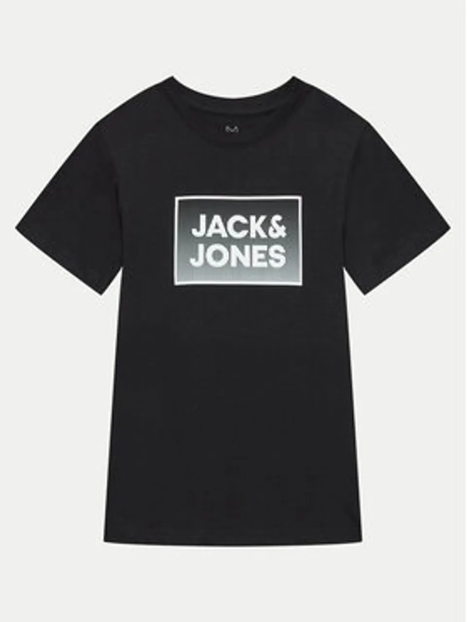 Jack&Jones Junior T-Shirt Steel 12249633 Schwarz Standard Fit