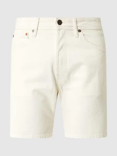 Jack & Jones Loose Fit Jeansshorts aus Baumwolle Modell 'Chris' in Offwhite