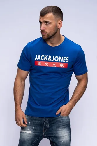 Jack & Jones Print-Shirt ELEMENTS TEE SS CREW NECK