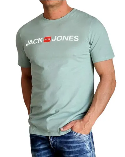 Jack & Jones Print-Shirt mit Rundhalsausschnitt, aus Baumwolle