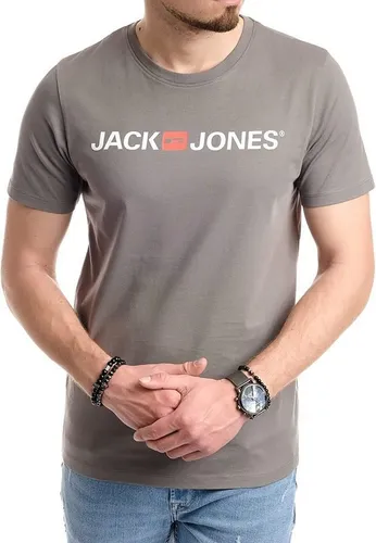 Jack & Jones Print-Shirt mit Rundhalsausschnitt, aus Baumwolle