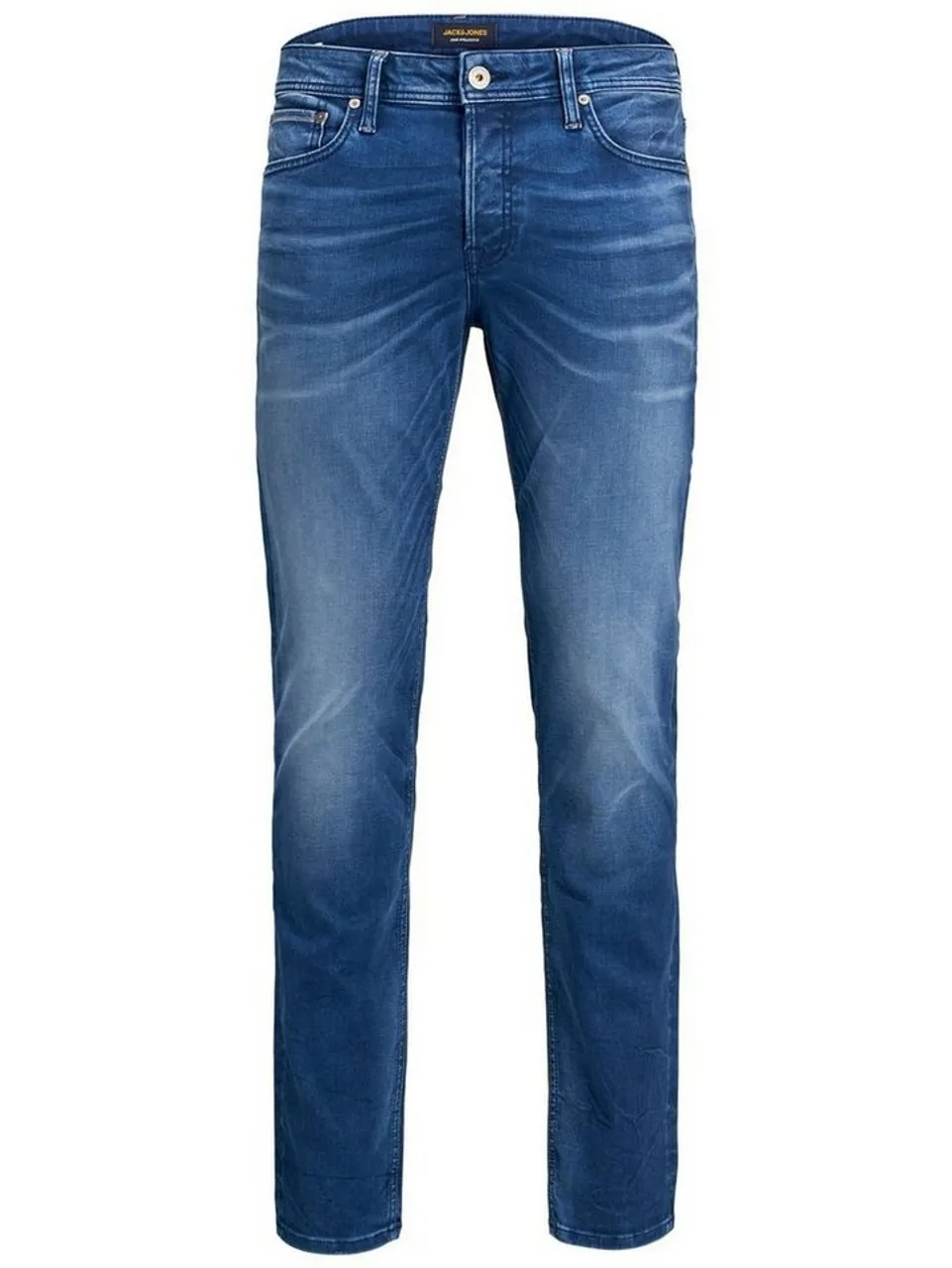 Jack & Jones Regular-fit-Jeans Jeans TIM Straight Legs Flat Front TIM ORIGINAL (1-tlg) 3464 in Blau