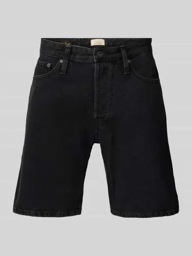 Jack & Jones Relaxed Fit Jeansshorts im 5-Pocket-Design in Black