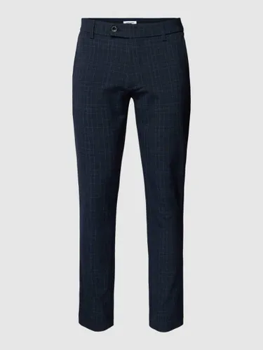 Jack & Jones Slim Fit Anzughose in melierter Optik Modell 'MARCO' in Blau