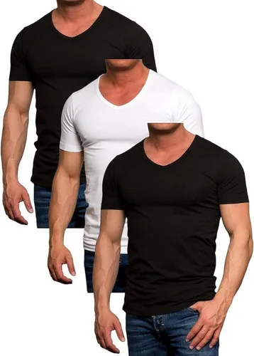Jack & Jones T-Shirt (Spar Set, 3er-Pack) in Unifarben