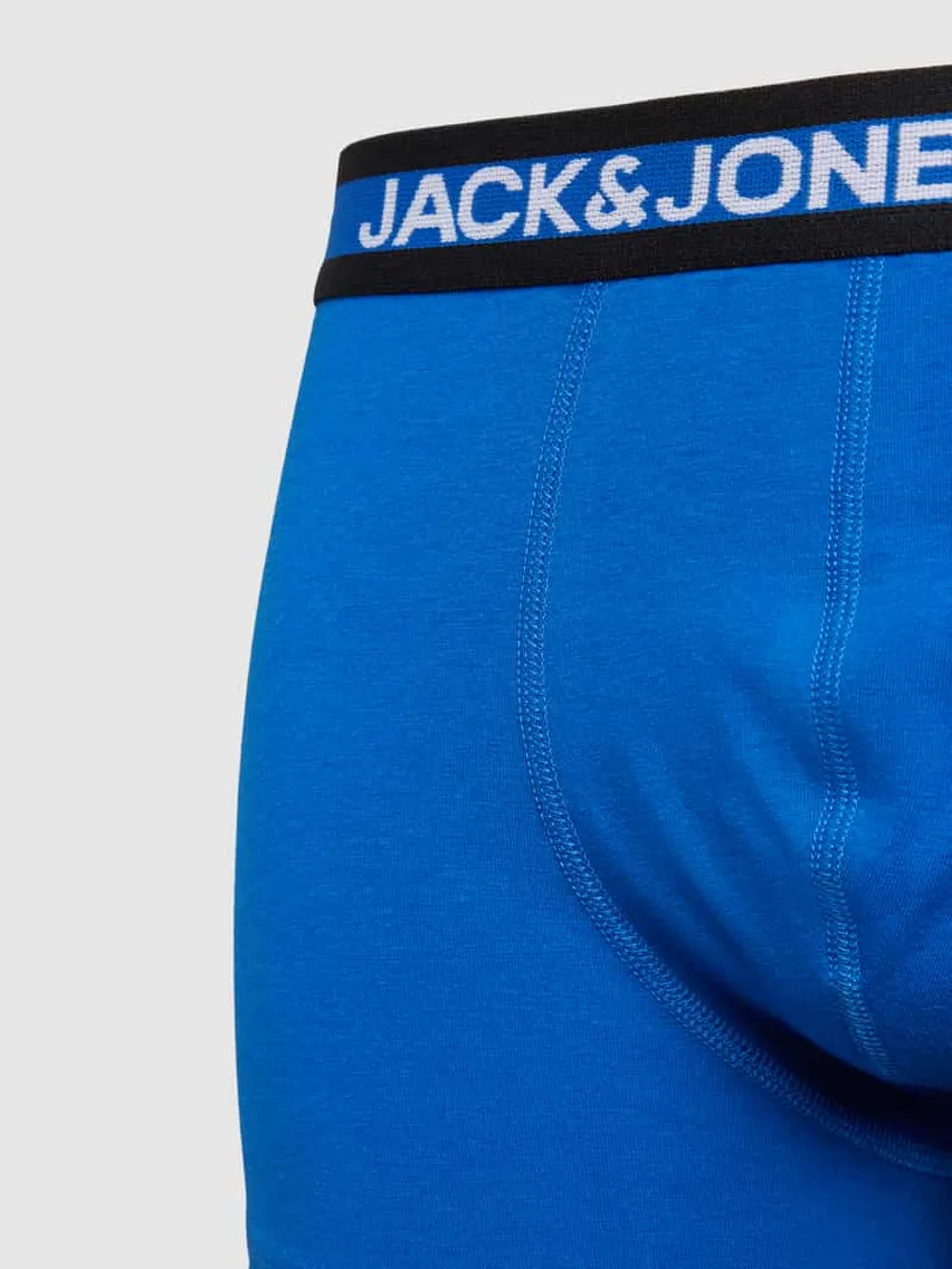 Jack & Jones Trunks mit Label-Print Modell 'ADRIAN' im 7er-Pack in Royal