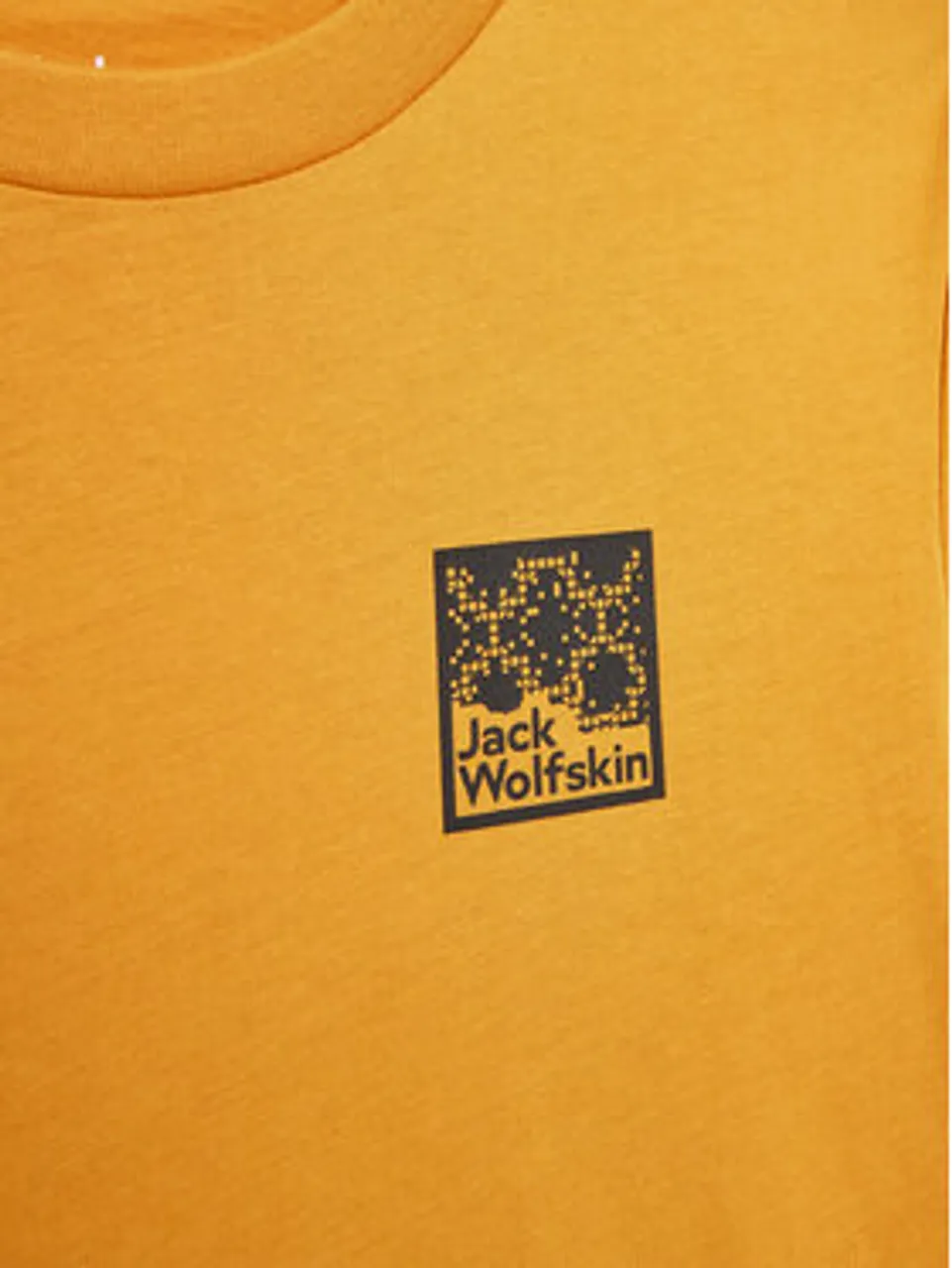 Jack Wolfskin T-Shirt Teen Exploring 1609851 Orange Regular Fit