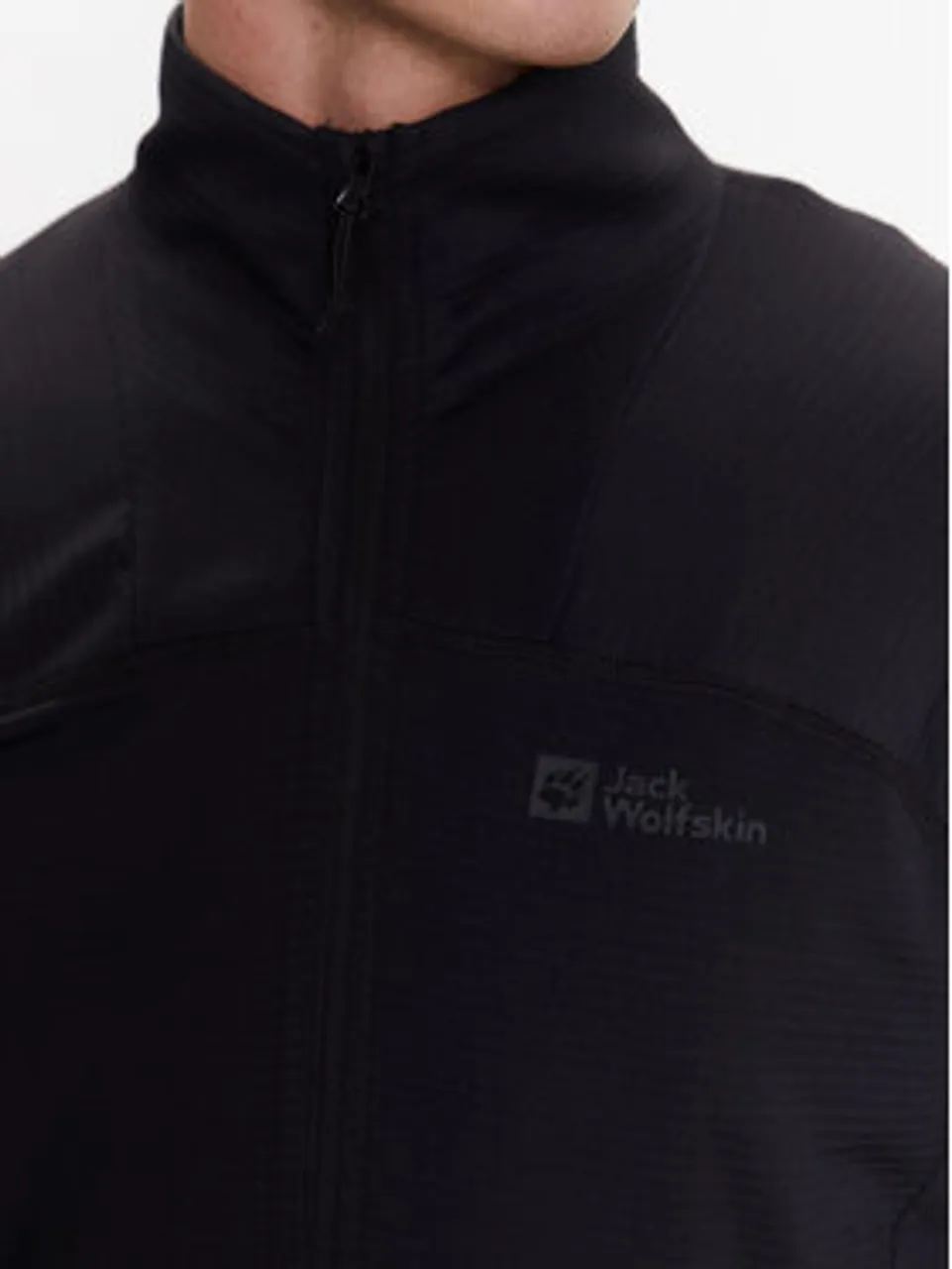 Jack Wolfskin Technisches Sweatshirt Prelight 1711001 Schwarz Regular Fit
