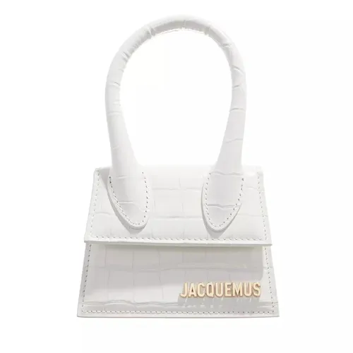 Jacquemus Tote - Le Chiquito Top Handle Bag Leather - Gr. unisize - in Weiß - für Damen