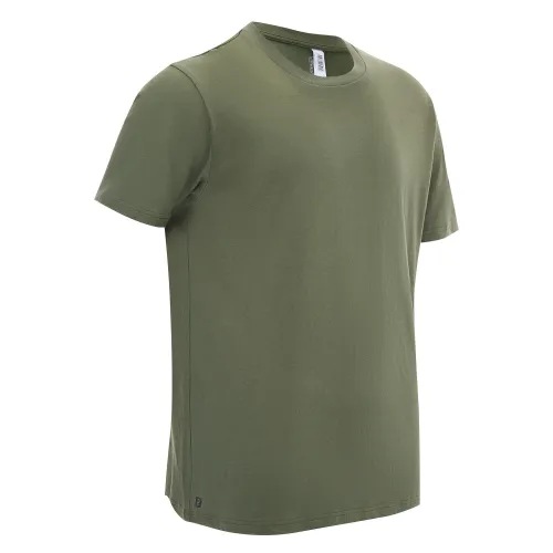 Jagd-T-Shirt 100 Herren Baumwolle grün